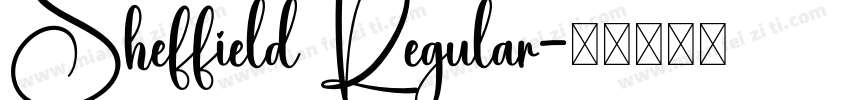 Sheffield Regular字体转换